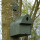 Nest box with oval entrance hole e.g. for great tit, house sparrow, tree sparrow, nuthatch, eurasian wryneck & bats, such as: Natterers bat, brown long-eared bat