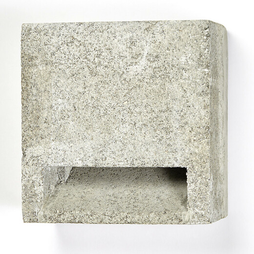 Bat block module 130 mm without rear wall, closed solitary stone