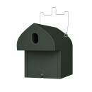 Raccoon safe nesting box with oval entrance hole e.g. for great tit, house sparrow, tree sparrow, nuthatch, eurasian wryneck &amp; bats, such as: Natterers bat, brown long-eared bat