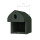 Raccoon safe nesting box with oval entrance hole e.g. for great tit, house sparrow, tree sparrow, nuthatch, eurasian wryneck & bats, such as: Natterers bat, brown long-eared bat