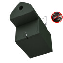 Raccoon safe nesting box with 32 mm round hole e.g. for great tit, house sparrow &amp; tree sparrow