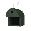 Raccoon safe nesting box with 30mm entry hole for pied flycatchers
