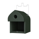 Nest box with 38 mm round hole for e.g. Eurasian wryneck, tree and house sparrows