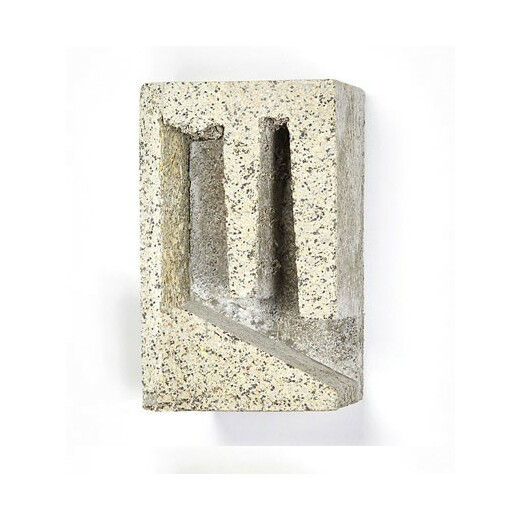 Bat block module 145 mm with rear wall, closed solitary stone